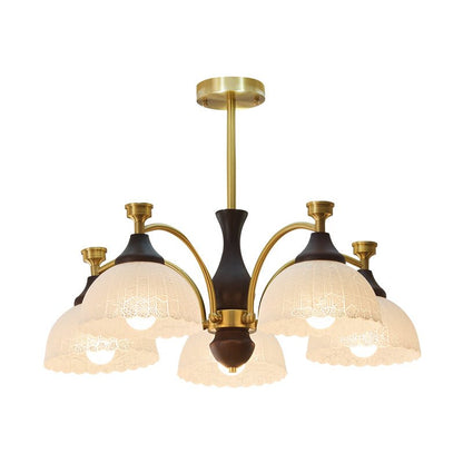 Rosetta Chandelier - Elegant Crystal Lighting with Adjustable Brightne
