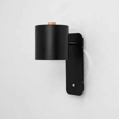 Rotatable Rechargeable Wall Lamp with Adjustable Brightness and USB Ch