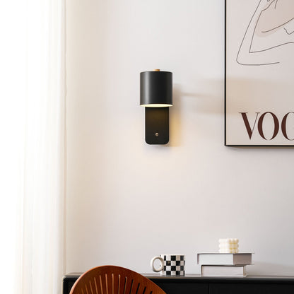 Rotatable Rechargeable Wall Lamp with Adjustable Brightness and USB Ch