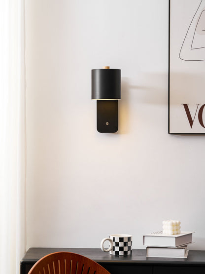 Rotatable Rechargeable Wall Lamp with Adjustable Brightness and USB Ch