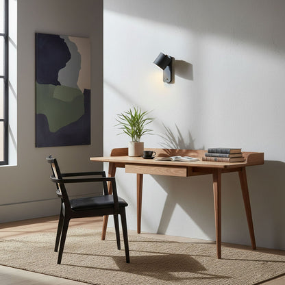 Rotatable Cylinder Wall Lamp with Adjustable Brightness and Modern Des