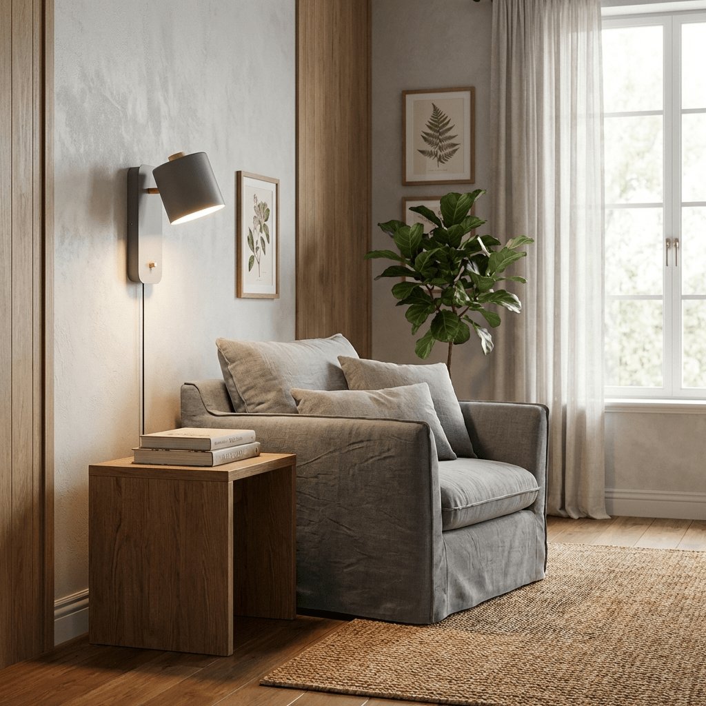 Rotatable Cylinder Plug-in Wall Lamp with Adjustable Brightness & Mode