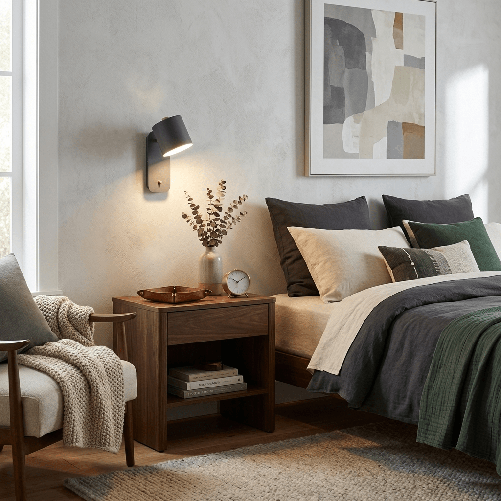 Rotatable Cylinder Wall Lamp with Adjustable Brightness and Modern Des