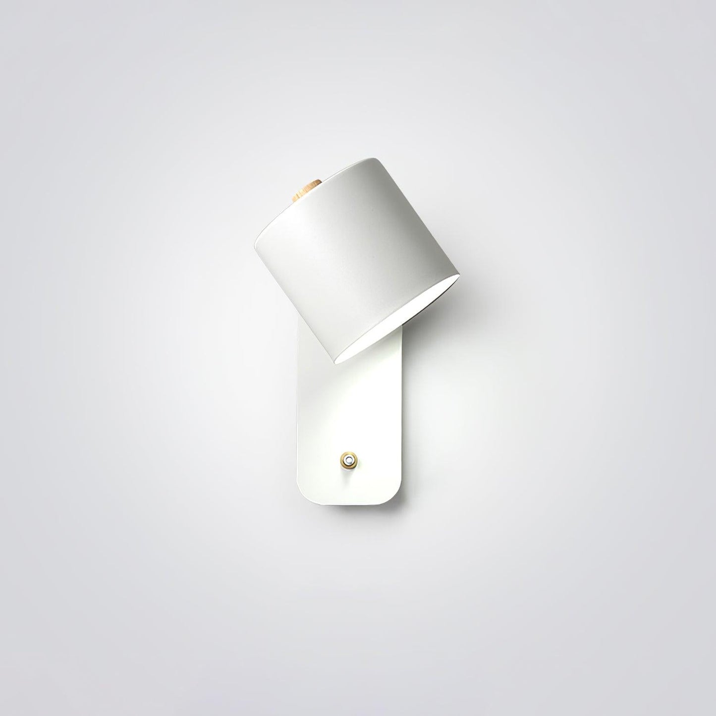 Rotatable Cylinder Wall Lamp with Adjustable Brightness and Modern Des