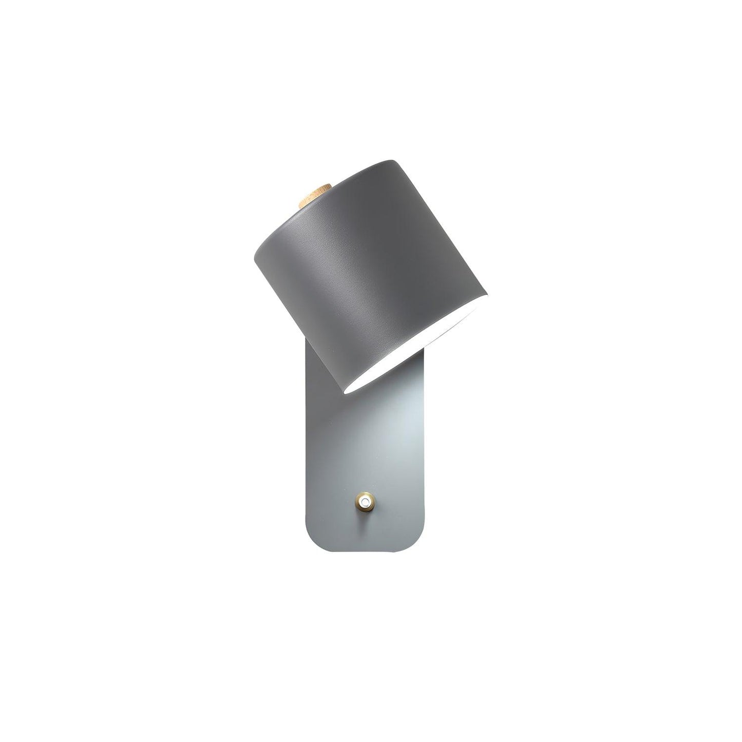 Rotatable Cylinder Wall Lamp with Adjustable Brightness and Modern Des