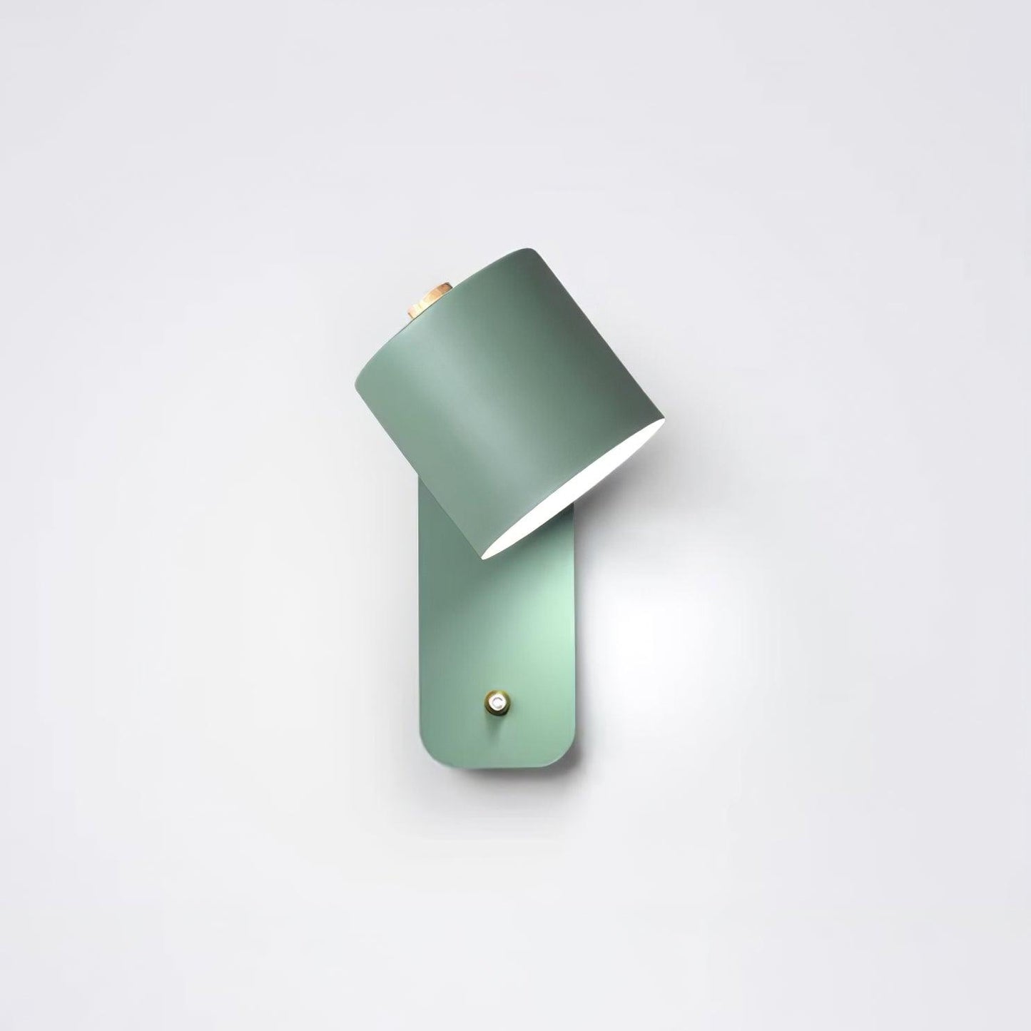 Rotatable Cylinder Wall Lamp with Adjustable Brightness and Modern Des