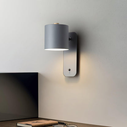 Rotatable Rechargeable Wall Lamp with Adjustable Brightness and USB Ch