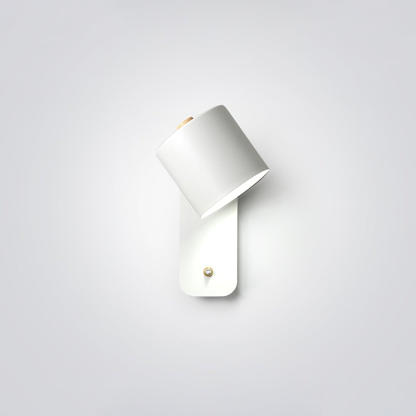 Rotatable Cylinder Wall Lamp with Adjustable Brightness and Modern Des