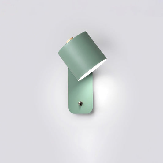 Rotatable Rechargeable Wall Lamp with Adjustable Brightness and USB Ch