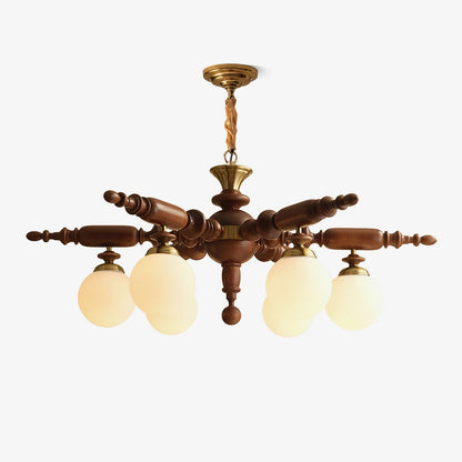 Elegant Rotating Stick Chandelier - Adjustable Height, Energy Efficien