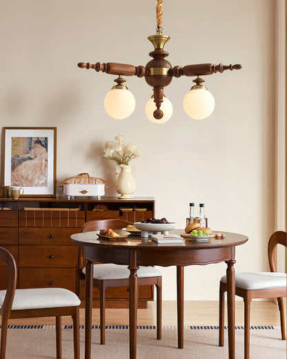 Elegant Rotating Stick Chandelier - Adjustable Height, Energy Efficien