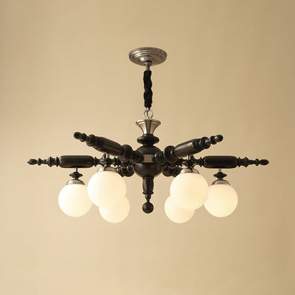Elegant Rotating Stick Chandelier - Adjustable Height, Energy Efficien