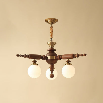 Elegant Rotating Stick Chandelier - Adjustable Height, Energy Efficien