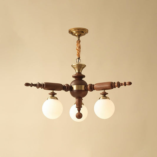 Elegant Rotating Stick Chandelier - Adjustable Height, Energy Efficien