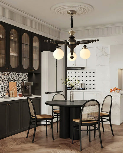 Elegant Rotating Stick Chandelier - Adjustable Height, Energy Efficien