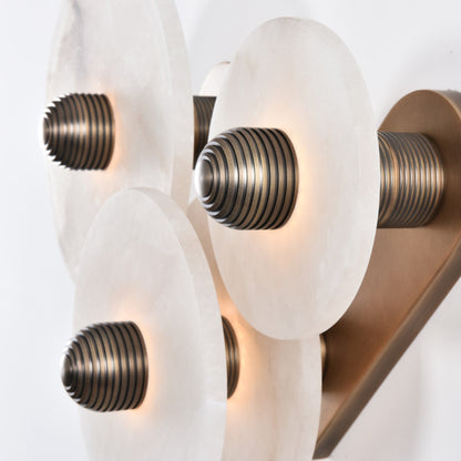 Nayra Alabaster Wall Lamp - Elegant Design with Adjustable Light Direc