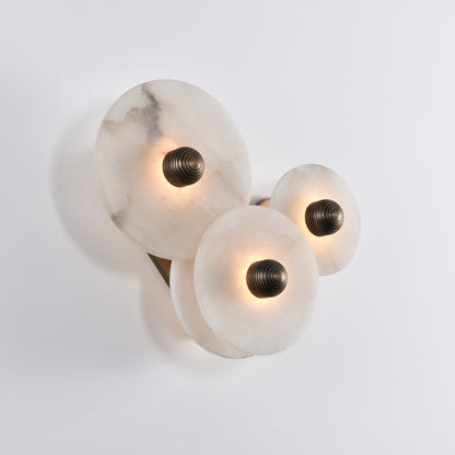 Nayra Alabaster Wall Lamp - Elegant Design with Adjustable Light Direc