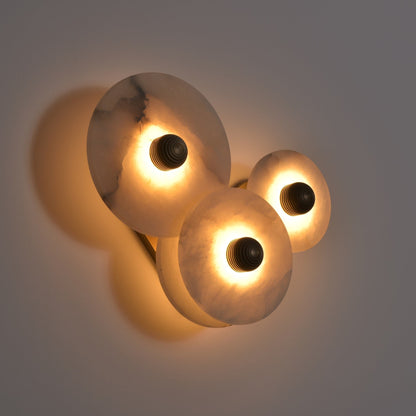 Nayra Alabaster Wall Lamp - Elegant Design with Adjustable Light Direc