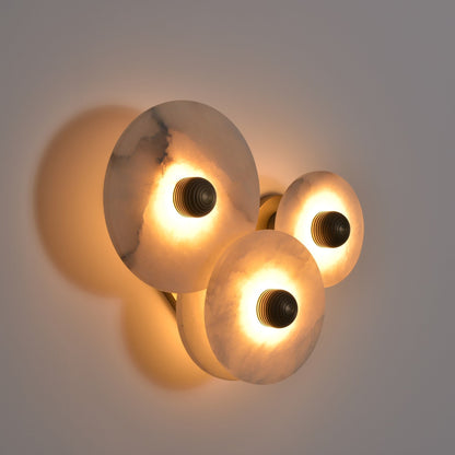 Nayra Alabaster Wall Lamp - Elegant Design with Adjustable Light Direc