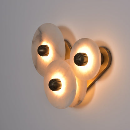 Nayra Alabaster Wall Lamp - Elegant Design with Adjustable Light Direc