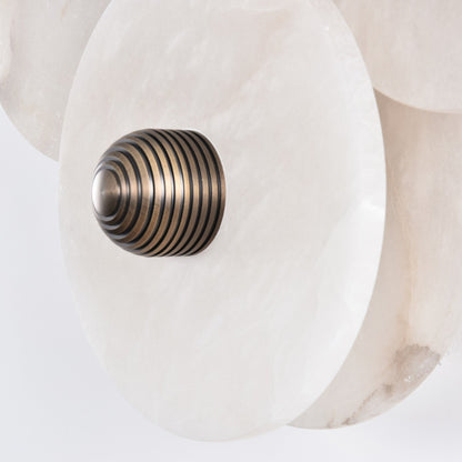 Nayra Alabaster Wall Lamp - Elegant Design with Adjustable Light Direc