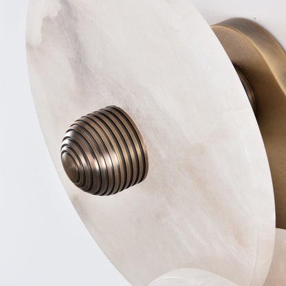 Nayra Alabaster Wall Lamp - Elegant Design with Adjustable Light Direc