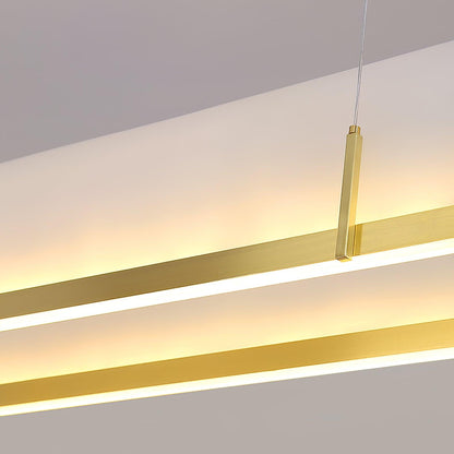 Elegant Round Arched Chandelier with Adjustable Brightness & Metal Fra