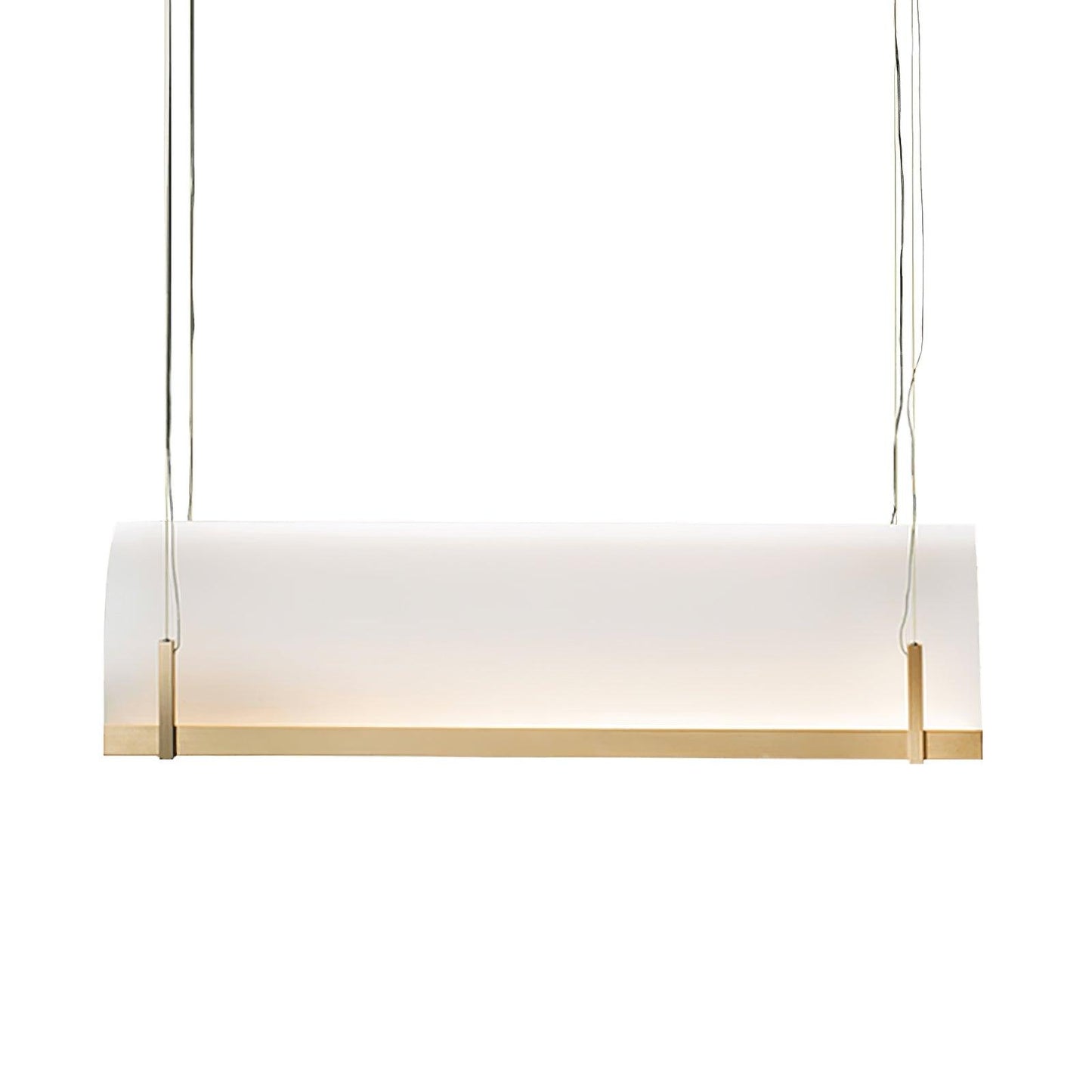 Elegant Round Arched Chandelier with Adjustable Brightness & Metal Fra