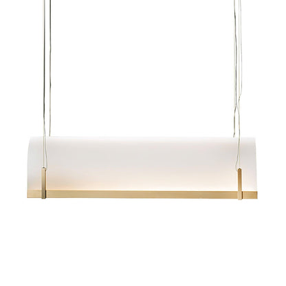 Elegant Round Arched Chandelier with Adjustable Brightness & Metal Fra