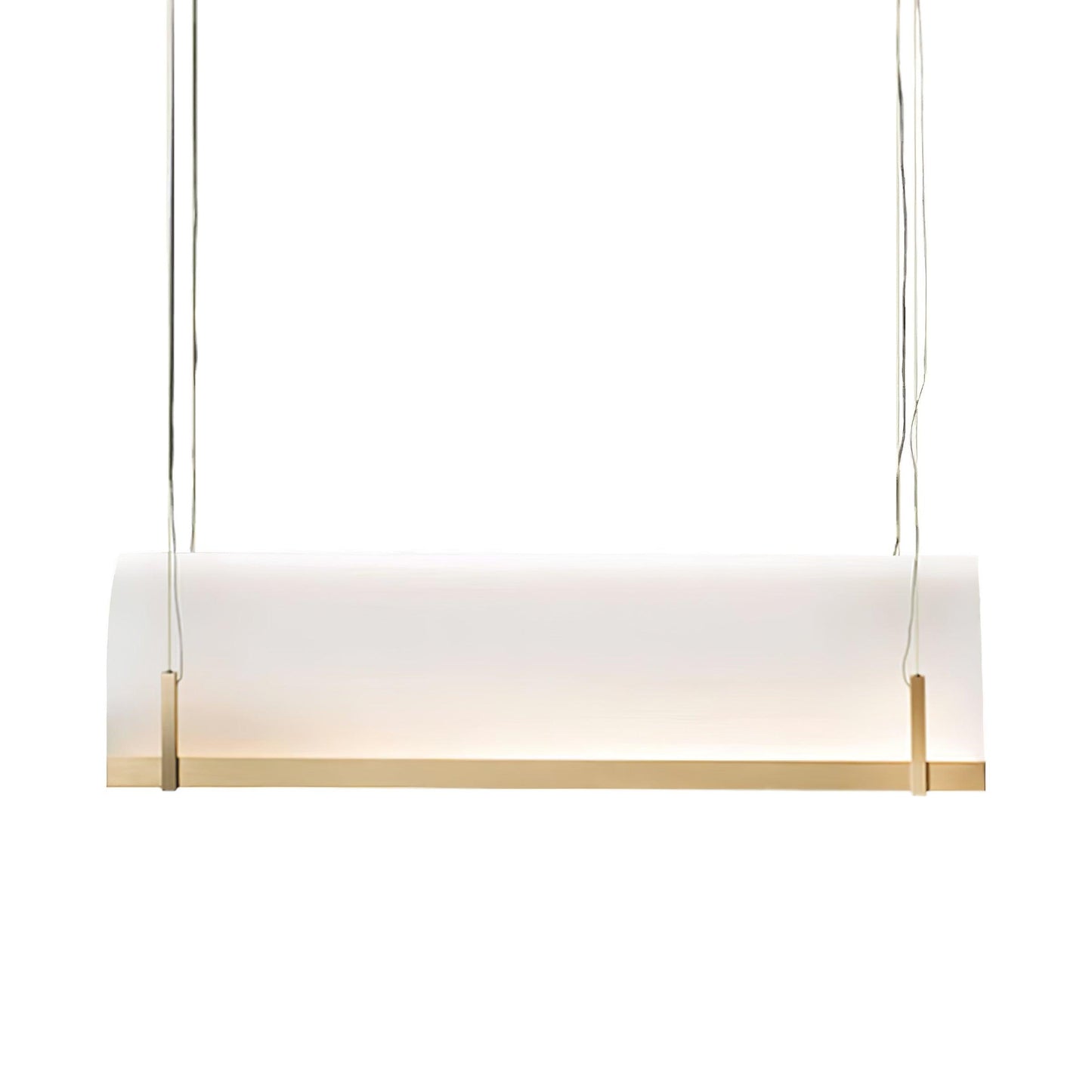 Elegant Round Arched Chandelier with Adjustable Brightness & Metal Fra