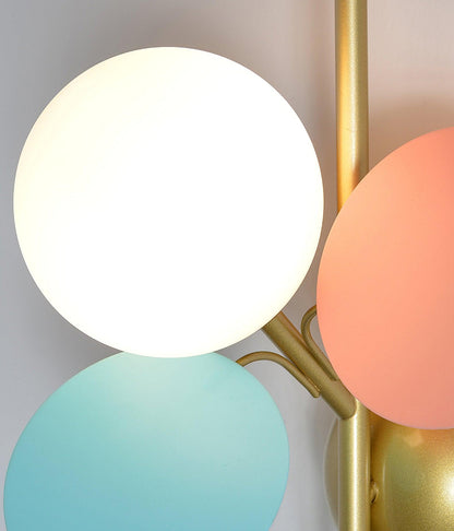 Round Macaron Wall Lamp - Adjustable Brightness & Soft Ambient Light