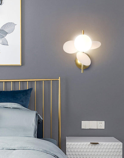 Round Macaron Wall Lamp - Adjustable Brightness & Soft Ambient Light