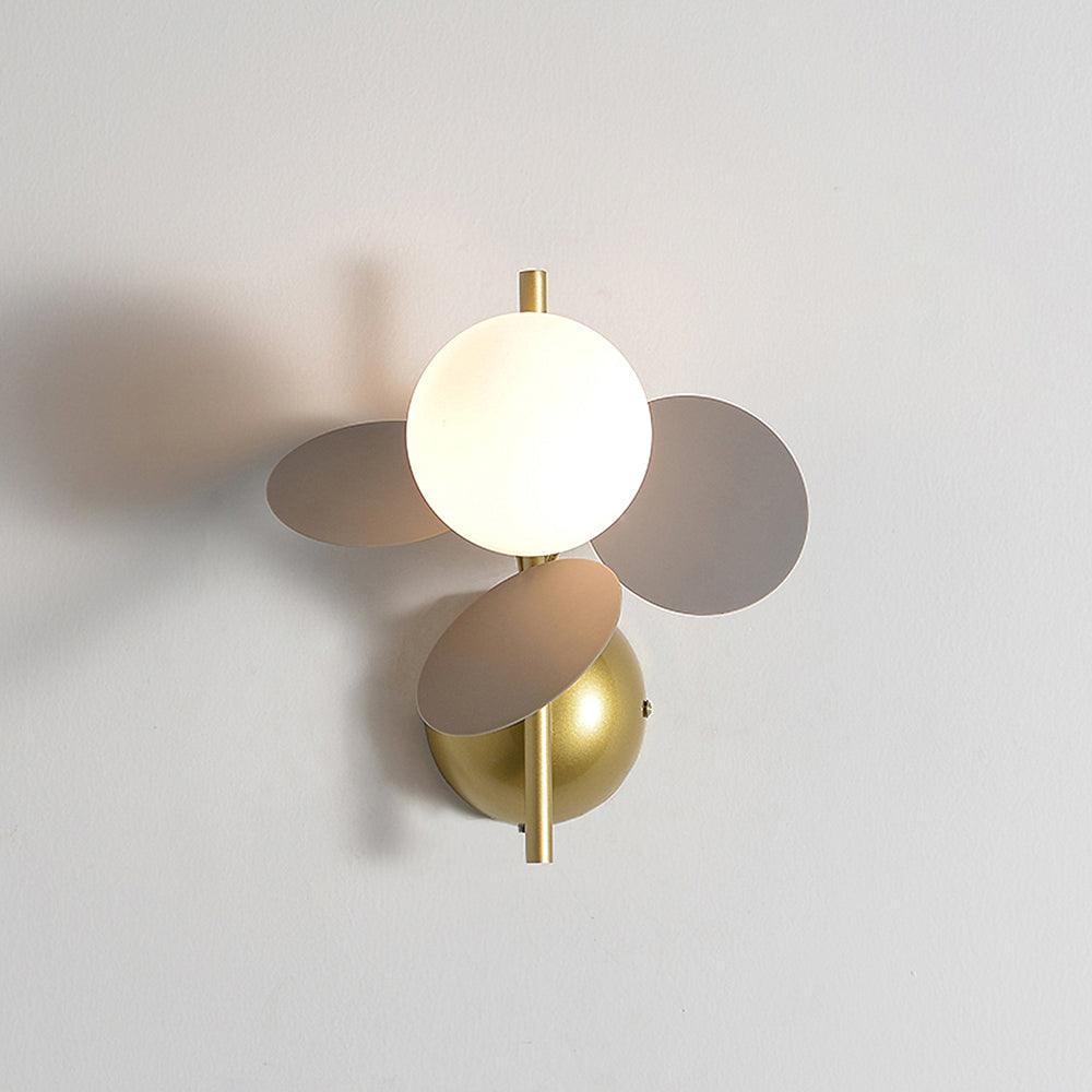 Round Macaron Wall Lamp - Adjustable Brightness & Soft Ambient Light