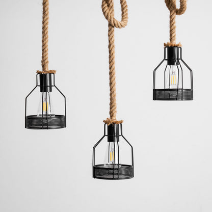 Rustic Wooden Chandelier with Adjustable Height and Energy-Efficient L