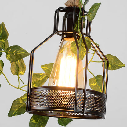 Rustic Wooden Chandelier with Adjustable Height and Energy-Efficient L