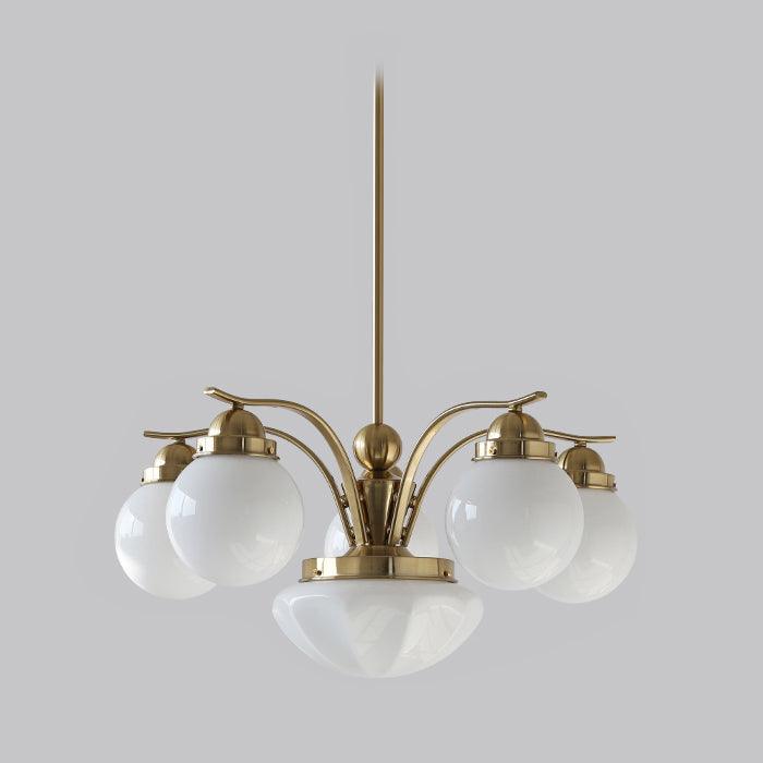 Ryttenberg Chandelier - Elegant Design with Adjustable Brightness & LE
