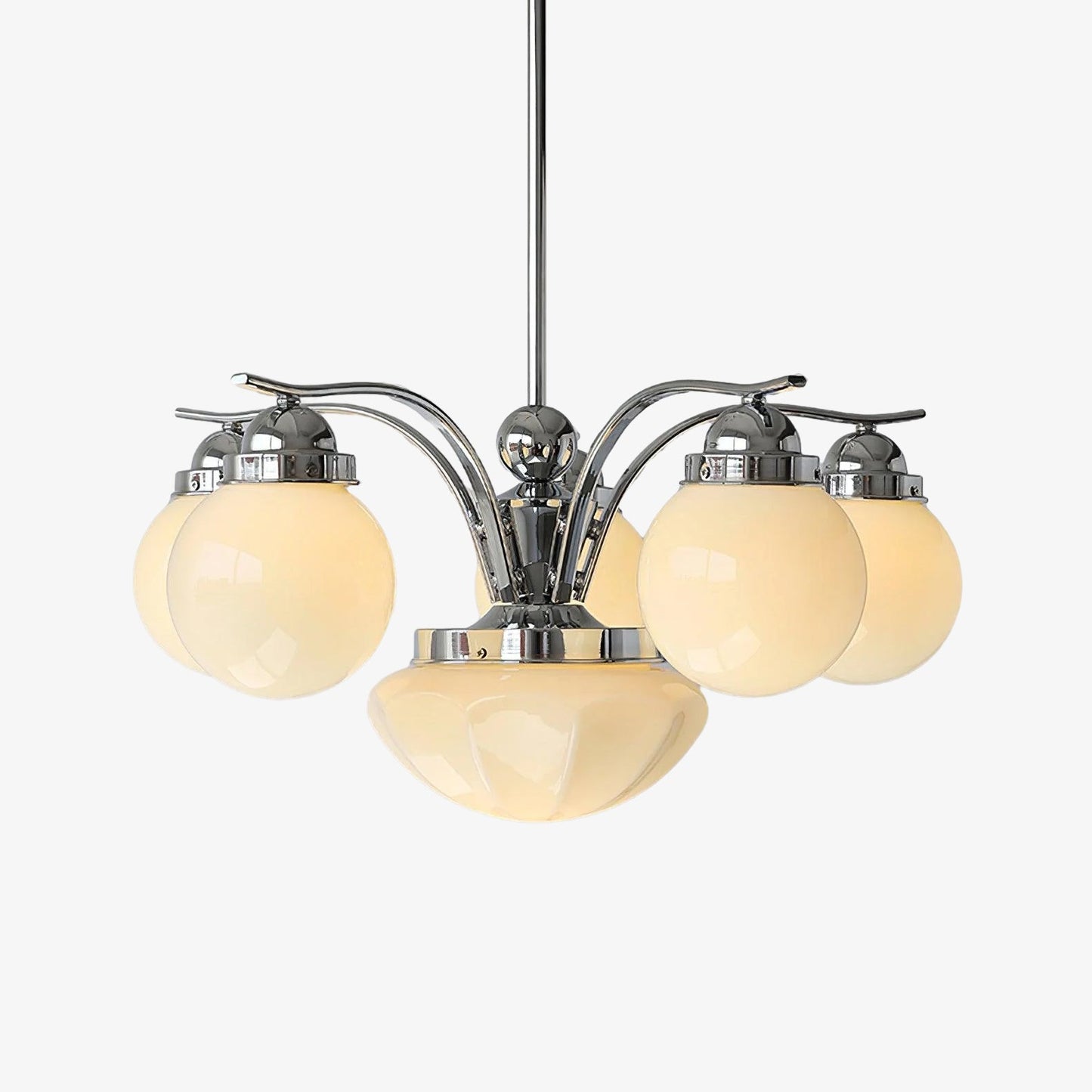 Ryttenberg Chandelier - Elegant Design with Adjustable Brightness & LE