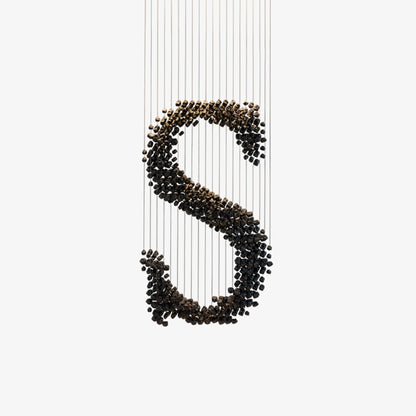 Charcoal Chandeliers S - Elegant Design, Adjustable Brightness