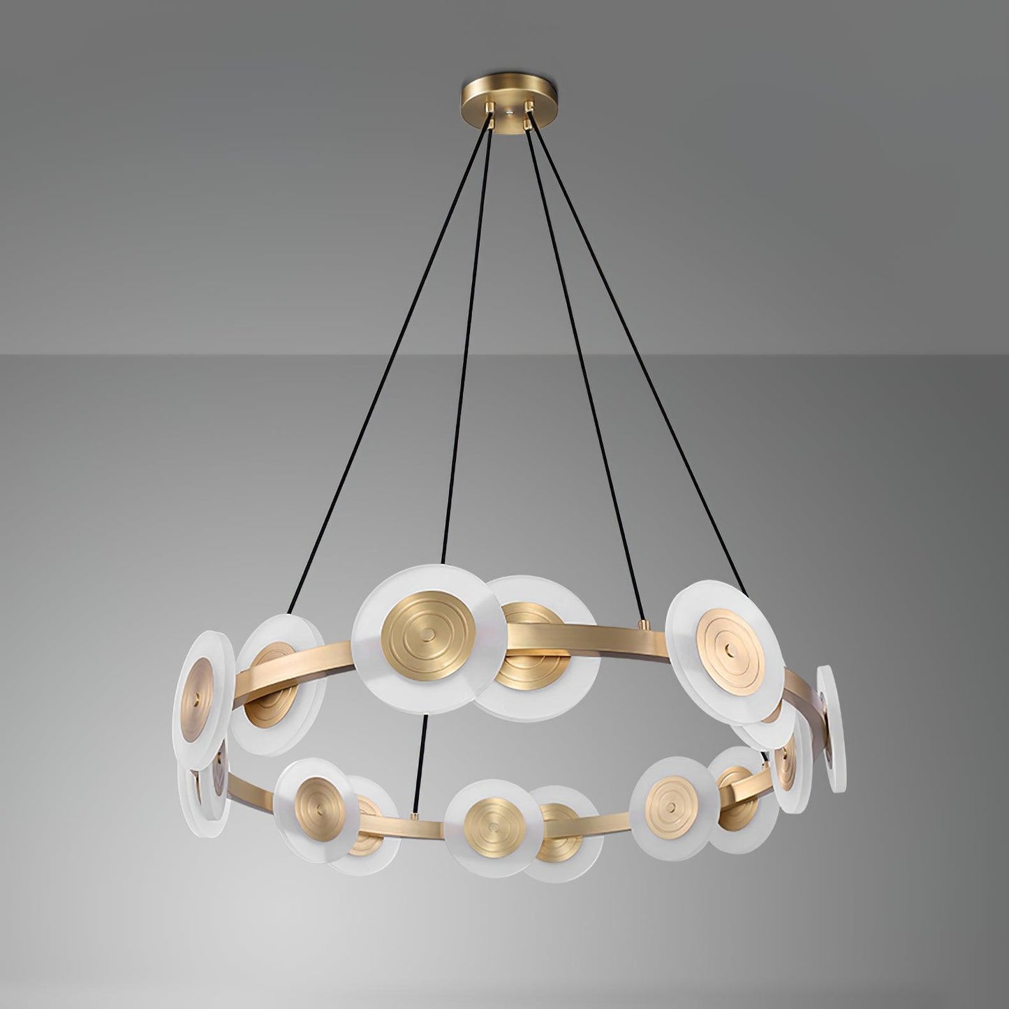 Samiya Nordic Chandelier - Adjustable Height, Elegant LED Lighting