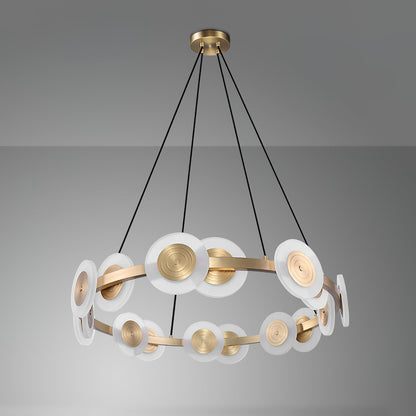 Samiya Nordic Chandelier - Adjustable Height, Elegant LED Lighting