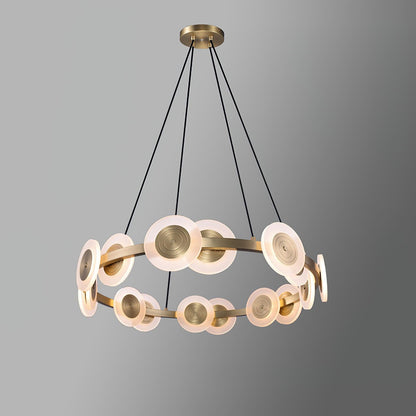 Samiya Nordic Chandelier - Adjustable Height, Elegant LED Lighting