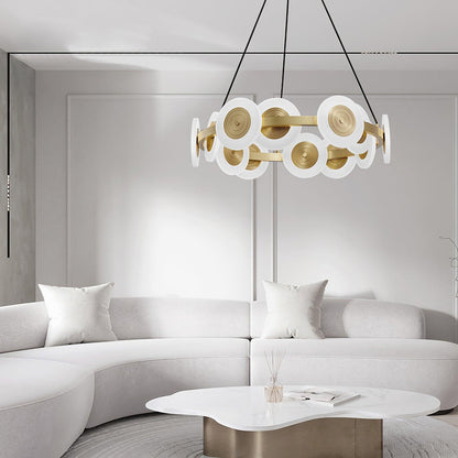 Samiya Nordic Chandelier - Adjustable Height, Elegant LED Lighting