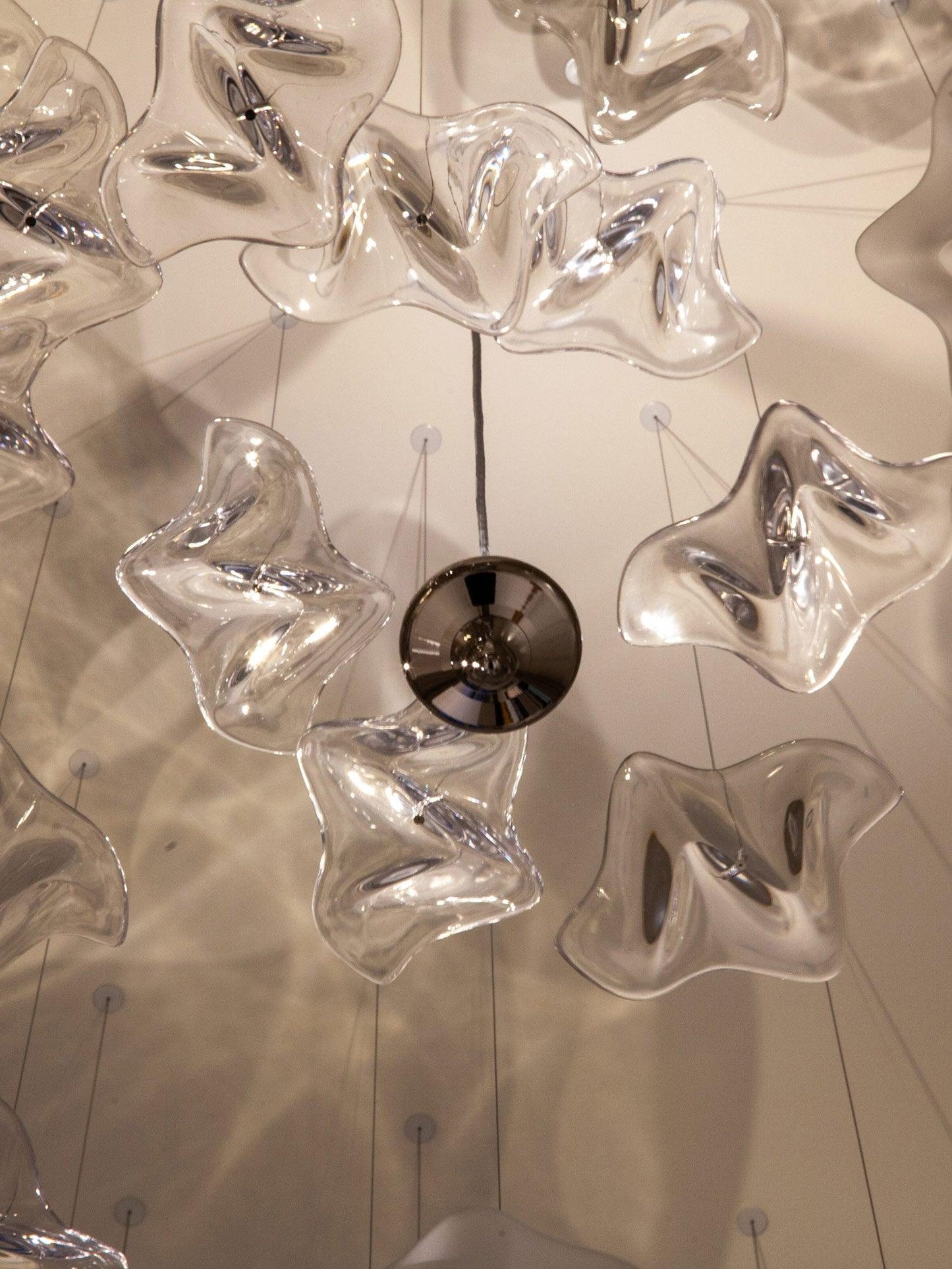 Tidal Stair Chandelier - Elegant Design with Adjustable Height & LED L