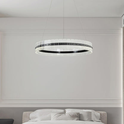 Saturno Modern LED Chandelier - Dimmable, Energy Efficient Lighting