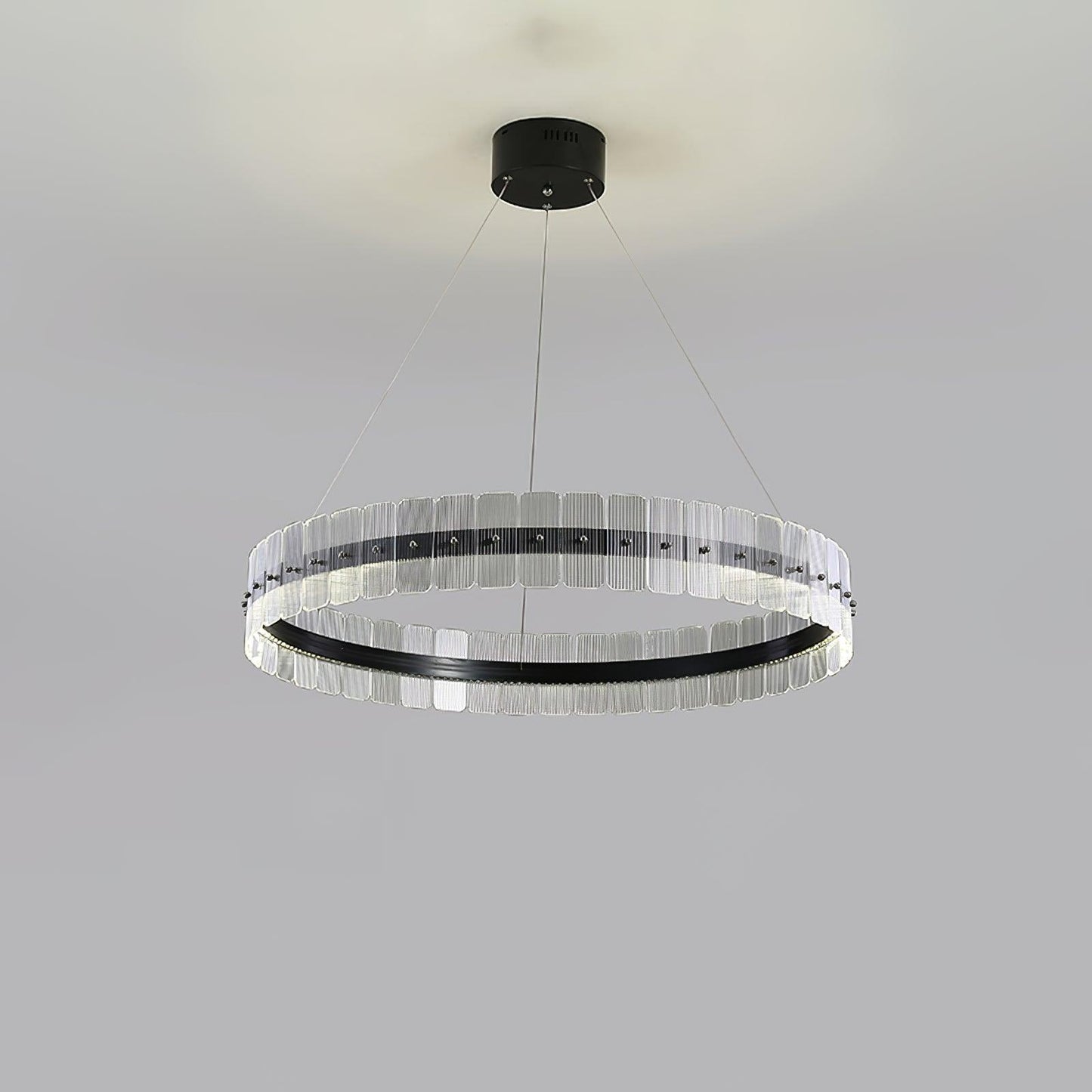 Saturno Modern LED Chandelier - Dimmable, Energy Efficient Lighting