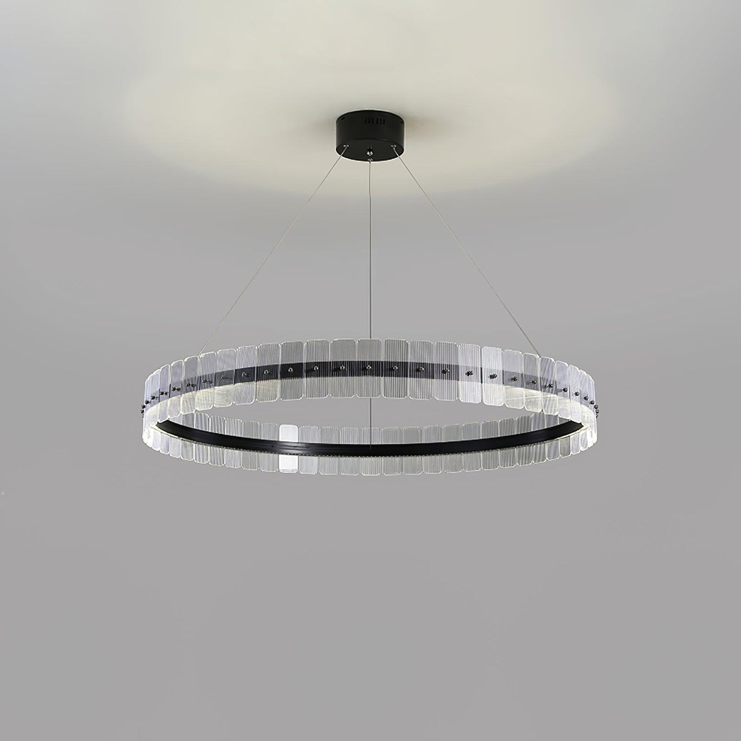 Saturno Modern LED Chandelier - Dimmable, Energy Efficient Lighting