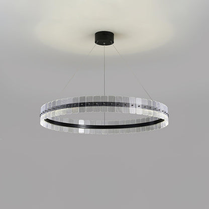 Saturno Modern LED Chandelier - Dimmable, Energy Efficient Lighting