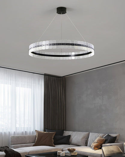 Saturno Modern LED Chandelier - Dimmable, Energy Efficient Lighting