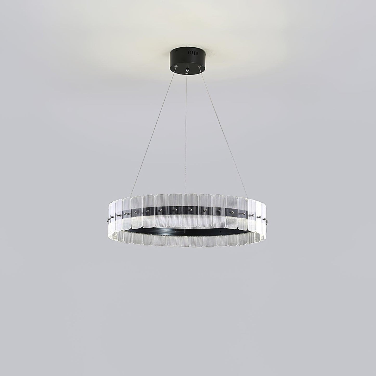 Saturno Modern LED Chandelier - Dimmable, Energy Efficient Lighting