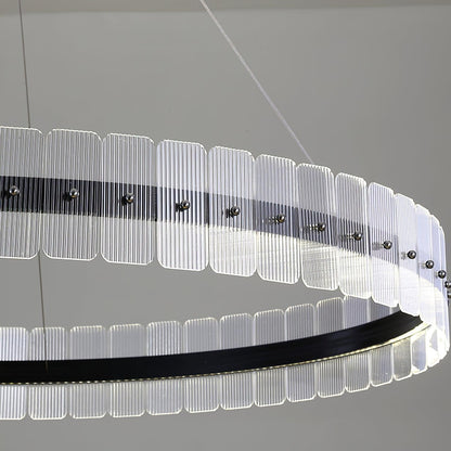 Saturno Modern LED Chandelier - Dimmable, Energy Efficient Lighting